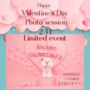 バレンタイン撮影会のお知らせ